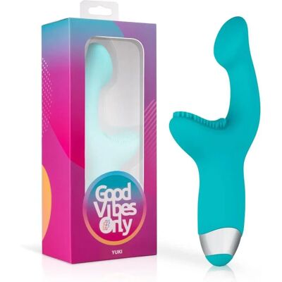 Good Vibes Only Yuki Vibrador G-punto - Turquesa - 10 Configuraciones Good Vibes Only Yuki Vibrador G-punto - Turquesa - 10 Configuraciones
