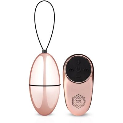 Œuf Vibrant Rosy Gold - 7 cm - Télécommande - Jouet sexuel pour femmes - Publicité Œuf Vibrant Rosy Gold - 7 cm - Télécommande - Jouet sexuel pour femmes - Publicité