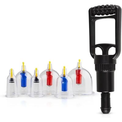 Set de ventosas EasyToys Fetish - 6 ventosas, bomba de vacío Set de ventosas EasyToys Fetish - 6 ventosas, bomba de vacío