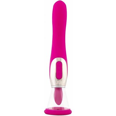 Teazers Rose G-punkt Pleasure Pump med Vibrator Teazers Rose G-punkt Pleasure Pump med Vibrator