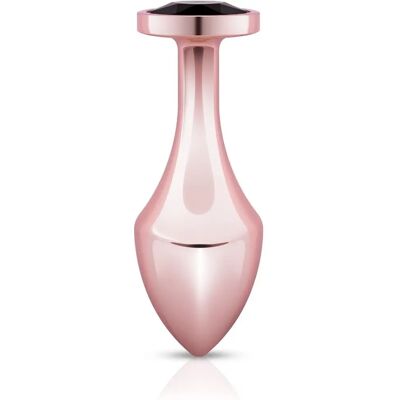 Rosy Gold Nouveau Metall Analdildo - 9,6cm - Unisex Leketøy Rosy Gold Nouveau Metall Analdildo - 9,6cm - Unisex Leketøy