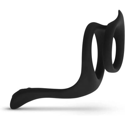 EasyToys Pleasure Inele negru pentru penis - 9,4cm - Inele pentru penis EasyToys Pleasure Inele negru pentru penis - 9,4cm - Inele pentru penis