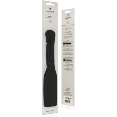 Bedroom Fantasies - Faux Leather Paddle - Black - BDSM Play Bedroom Fantasies - Faux Leather Paddle - Black - BDSM Play