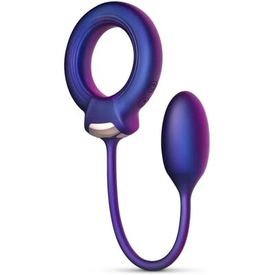 Hueman Eclipse anneau pénien ou testiculaire vibrant avec boule anale Hueman Eclipse anneau pénien ou testiculaire vibrant avec boule anale