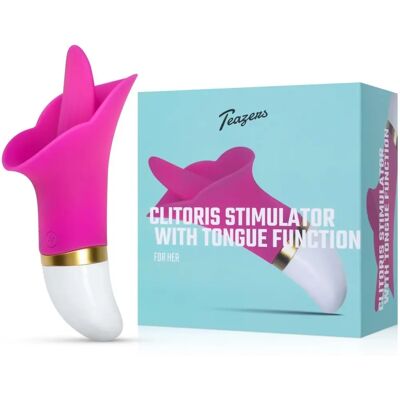Teazers Rose Personlig Vibrator - Tungestimulator & Klitorisstimulator Teazers Rose Personlig Vibrator - Tungestimulator & Klitorisstimulator