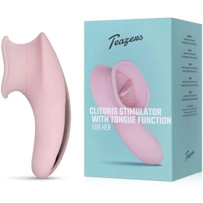Teazers Rosa Klitoris Vibrator med Tunge - Vibrator Teazers Rosa Klitoris Vibrator med Tunge - Vibrator