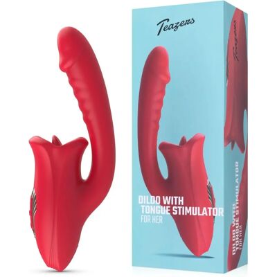Teazers Dildo mit Stimulator für die Klitoris - Erwachsenen-Spielzeug Teazers Dildo mit Stimulator für die Klitoris - Erwachsenen-Spielzeug