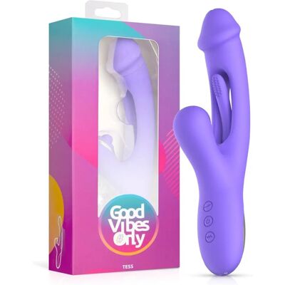 Good Vibes Only - Tess Vibromasseur Lapin avec Stimulateur du Point G Good Vibes Only - Tess Vibromasseur Lapin avec Stimulateur du Point G