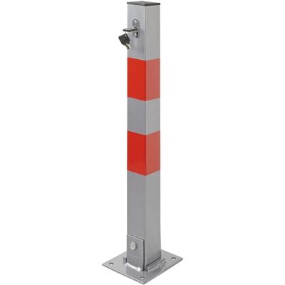Poteau de Parking en Métal ProPlus avec Serrure - Reflecteur, Pliable - Publicité Poteau de Parking en Métal ProPlus avec Serrure - Reflecteur, Pliable - Publicité