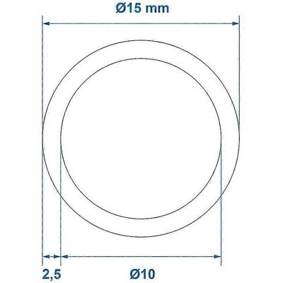 PAE Wasser Schlauch - 100M Blau - Ø10x15mm - Wasserschlauch PAE Wasser Schlauch - 100M Blau - Ø10x15mm - Wasserschlauch