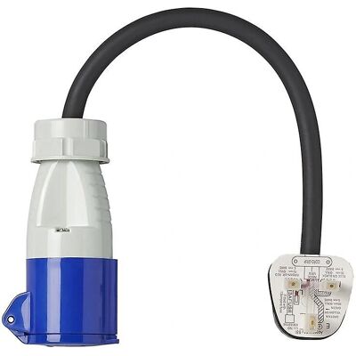 Kabel adaptacyjny Pricenet UK do CEE - 40cm 3x2.5mm² Kabel adaptacyjny Pricenet UK do CEE - 40cm 3x2.5mm²