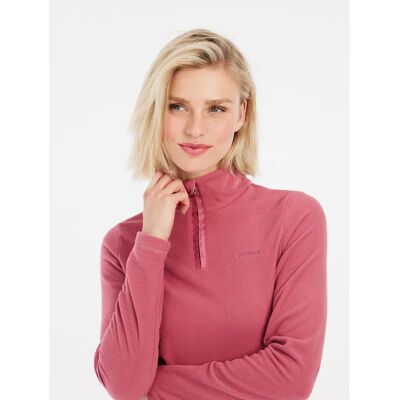 PROTEST MUTEZ 1/4 zip top - Růžová prachová - Dámská mikina PROTEST MUTEZ 1/4 zip top - Růžová prachová - Dámská mikina