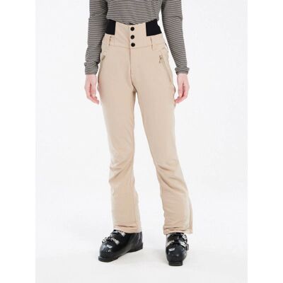 Pantaloni da sci beige Protest - Softshell, Vita Alta, Impermeabile Pantaloni da sci beige Protest - Softshell, Vita Alta, Impermeabile