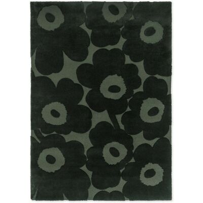Marimekko Unikko Mørkegrøn Tæppe - Tæppe Marimekko Unikko Mørkegrøn Tæppe - Tæppe