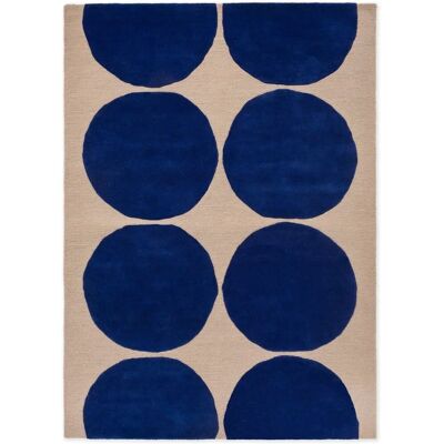 Marimekko Isot Kivet Blå 132508 - Matta med Blå Geometriskt Mönster Marimekko Isot Kivet Blå 132508 - Matta med Blå Geometriskt Mönster