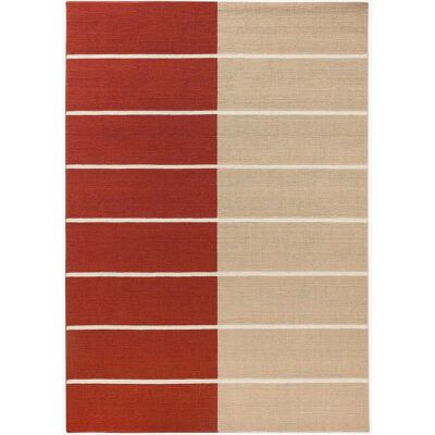Marimekko Tiibet Burnt Orange Tæppe - Uld, Håndvævet, Moderne Marimekko Tiibet Burnt Orange Tæppe - Uld, Håndvævet, Moderne