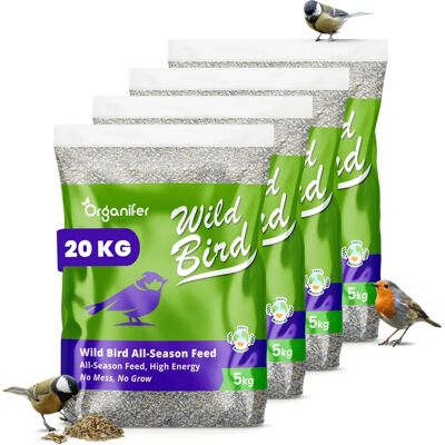 Nourriture pour Oiseaux Organifer - 20 kg - Haute énergie, Propre & Sans germination - Publicité Nourriture pour Oiseaux Organifer - 20 kg - Haute énergie, Propre & Sans germination - Publicité
