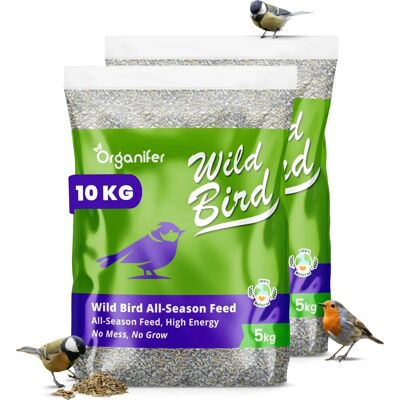 Nourriture pour Oiseaux Organifer - 10kg Haute énergie, Propre, Sans germination - Toute l'année - Publicité Nourriture pour Oiseaux Organifer - 10kg Haute énergie, Propre, Sans germination - Toute l'année - Publicité