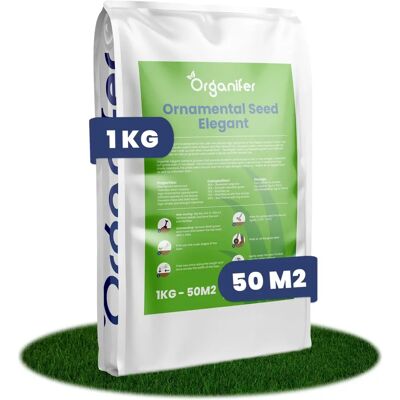 Graines de Gazon Ornemental Élégant ORGANIFER - Haute Valeur Esthétique - Publicité Graines de Gazon Ornemental Élégant ORGANIFER - Haute Valeur Esthétique - Publicité