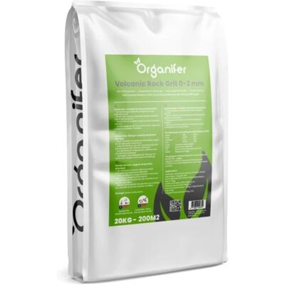 Organifer - Grit de Lava de Eifel 20kg - Correcteur de Sol - Publicité Organifer - Grit de Lava de Eifel 20kg - Correcteur de Sol - Publicité