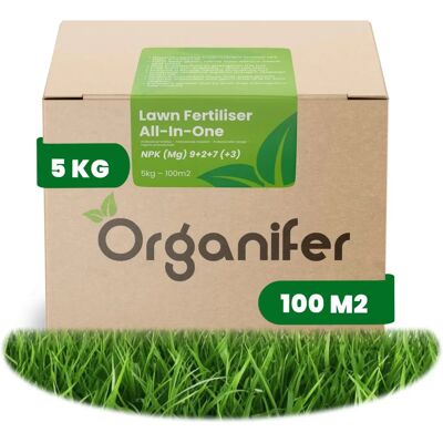 Organifer - Fertilisant Tout-en-Un pour Gazon - Vert Intense & Résistant - Publicité Organifer - Fertilisant Tout-en-Un pour Gazon - Vert Intense & Résistant - Publicité