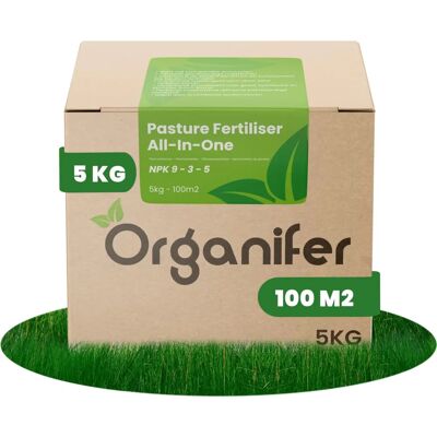 Organifer Fertilisant Tout-en-Une pour Prairies - 5 kg - Publicité Organifer Fertilisant Tout-en-Une pour Prairies - 5 kg - Publicité