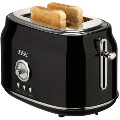 Bourgini Retro Toaster Schwarz Bourgini Retro Toaster Schwarz