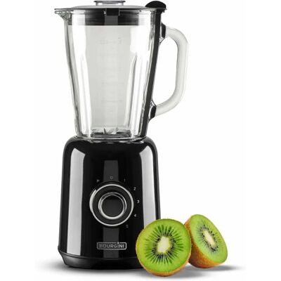 Bourgini - Retro Blender - 1,5 L - 500W - Mixeur - Publicité Bourgini - Retro Blender - 1,5 L - 500W - Mixeur - Publicité