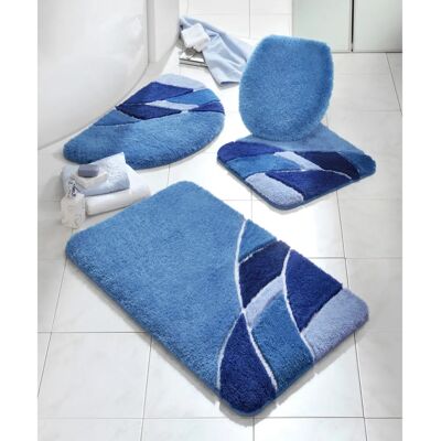 HAGEMANN Blaue 50x50cm Rechteckige Rutschfeste Badmatte - Badgarnituren HAGEMANN Blaue 50x50cm Rechteckige Rutschfeste Badmatte - Badgarnituren
