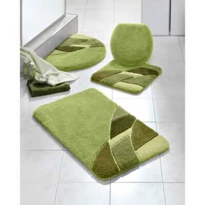 HAGEMANN 50x50 cm Grüne Mosaik-Badematte - Rutschfeste Badezimmer-Accessoires HAGEMANN 50x50 cm Grüne Mosaik-Badematte - Rutschfeste Badezimmer-Accessoires