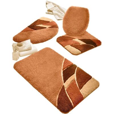 HAGEMANN Badematte 60x90cm orange Rechteckig - Bath Mat HAGEMANN Badematte 60x90cm orange Rechteckig - Bath Mat