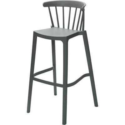 Essentials Windson Sgabello da bar verde in polipropilene - 56x55x103cm Essentials Windson Sgabello da bar verde in polipropilene - 56x55x103cm