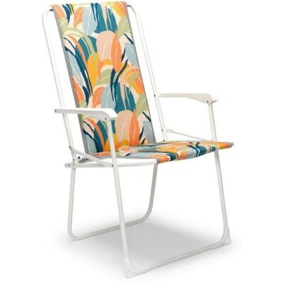 Chaise de camping colorée BEST - Chaise pliante avec haut dossier - Publicité Chaise de camping colorée BEST - Chaise pliante avec haut dossier - Publicité