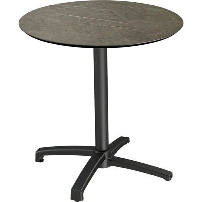VEBA X Cross Klapptisch - Midnight Marble - Ø 70cm VEBA X Cross Klapptisch - Midnight Marble - Ø 70cm