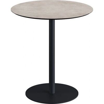 Veba Urban Tisch - 70cm, Schwarz, Stahl, Modernes Design Veba Urban Tisch - 70cm, Schwarz, Stahl, Modernes Design