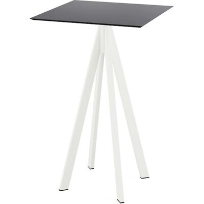 Feros Infinity Tavolo Quadrato Bianco Nero - Tavolo Feros Infinity Tavolo Quadrato Bianco Nero - Tavolo