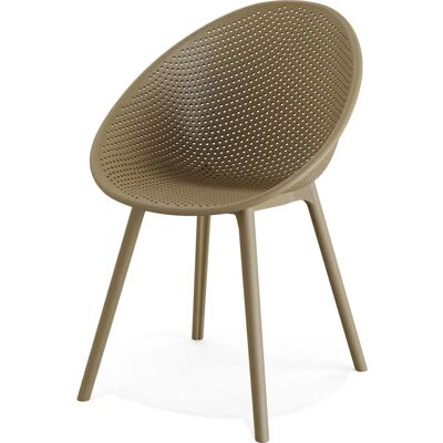 Sedia da giardino BEST Qosy - Beige - Uso esterno Sedia da giardino BEST Qosy - Beige - Uso esterno