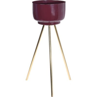 Stojak na rośliny z metalu z kolekcji Home Styling - 55 cm Bordeaux - Stojak na rośliny Stojak na rośliny z metalu z kolekcji Home Styling - 55 cm Bordeaux - Stojak na rośliny