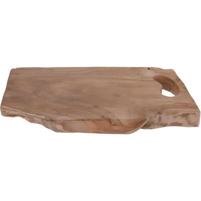 Home Styling Collection Deska do krojenia z drewna tekowego - Antybakteryjna, 42x26cm Home Styling Collection Deska do krojenia z drewna tekowego - Antybakteryjna, 42x26cm