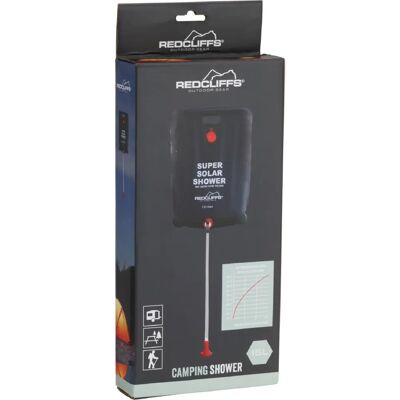 Redcliffs Tragbare Solar-Dusche - 50°C Hitze 15L - Camping Redcliffs Tragbare Solar-Dusche - 50°C Hitze 15L - Camping