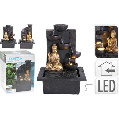 Excellent Houseware Fantana dekorativní Buddha - Vnitřní fontána - Uklidňující atmosféra Excellent Houseware Fantana dekorativní Buddha - Vnitřní fontána - Uklidňující atmosféra
