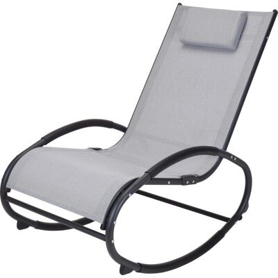 Silla de jardín gris claro Progarden - Carga máxima 110kg Silla de jardín gris claro Progarden - Carga máxima 110kg