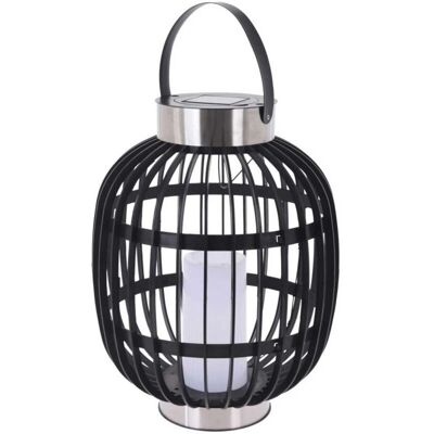 vidaXL ProGarden LED solární lucerna s kněží černá 35 cm vidaXL ProGarden LED solární lucerna s kněží černá 35 cm