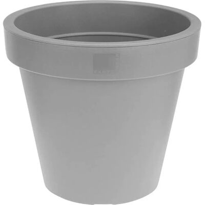 Koopman Grauer Kunststoff-Blumenkübel Ø 30 cm - Pflanzgefäß Koopman Grauer Kunststoff-Blumenkübel Ø 30 cm - Pflanzgefäß