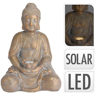 Luz Solar Buda 44cm - Estatua de Jardín Luz Solar Buda 44cm - Estatua de Jardín