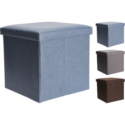 Carrefour Pouffe - Čtvercová Ottomana - Víceúčelová Úložná Židle Carrefour Pouffe - Čtvercová Ottomana - Víceúčelová Úložná Židle