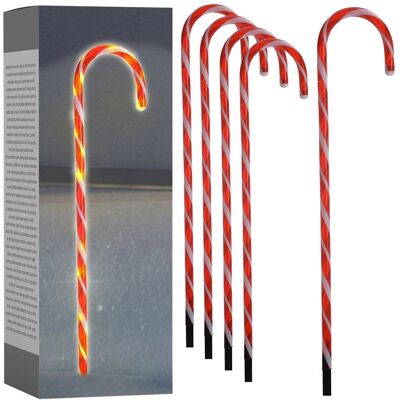 LED Cukierkowe Zestaw Świateł ECD Germany - 5 sztuk dekoracji świątecznych LED Cukierkowe Zestaw Świateł ECD Germany - 5 sztuk dekoracji świątecznych