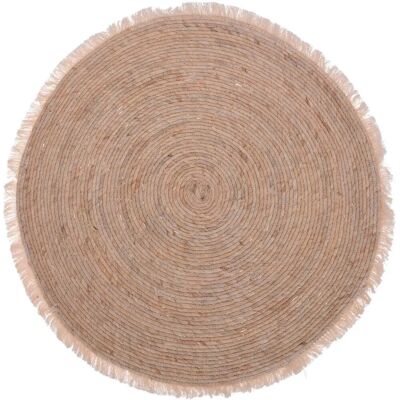 Tappeto rotondo in foglie di mais EH Excellent Houseware - Stile boho Tappeto rotondo in foglie di mais EH Excellent Houseware - Stile boho