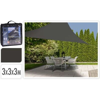 vidaXL ProGarden Shade Sail 3x3x3 m Dunkelgrau Dreieck - Sonnensegel vidaXL ProGarden Shade Sail 3x3x3 m Dunkelgrau Dreieck - Sonnensegel