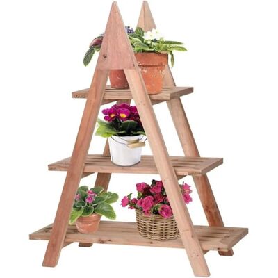 Escalera para plantas H&S Collection - Soporte de 3 niveles - Estantería Escalera para plantas H&S Collection - Soporte de 3 niveles - Estantería